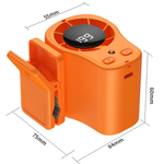 Ventilador personal LED para enfriamiento manos libres en viaje