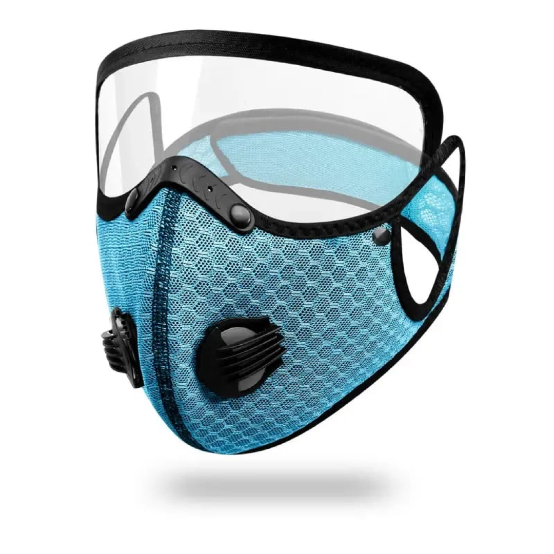 Verstelbaar koolstoffiltermasker voor stoffige klussen