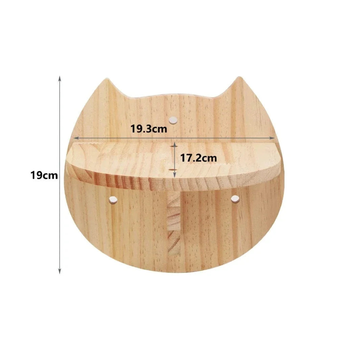 Wand-Klettergerüst für Katzen für bodenfreie Beschäftigung  