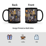 Tasse à café sur le thème des outils pour un café quotidien réconfortant