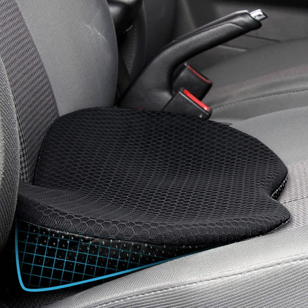 Cuscino in memory foam per guidatore per una migliore visibilità