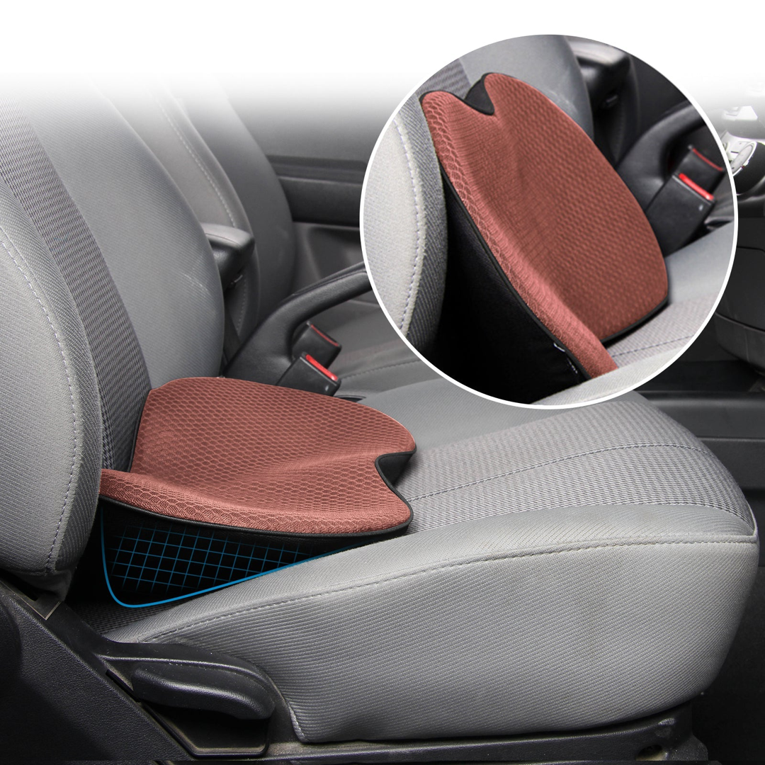 Cuscino in memory foam per guidatore per una migliore visibilità