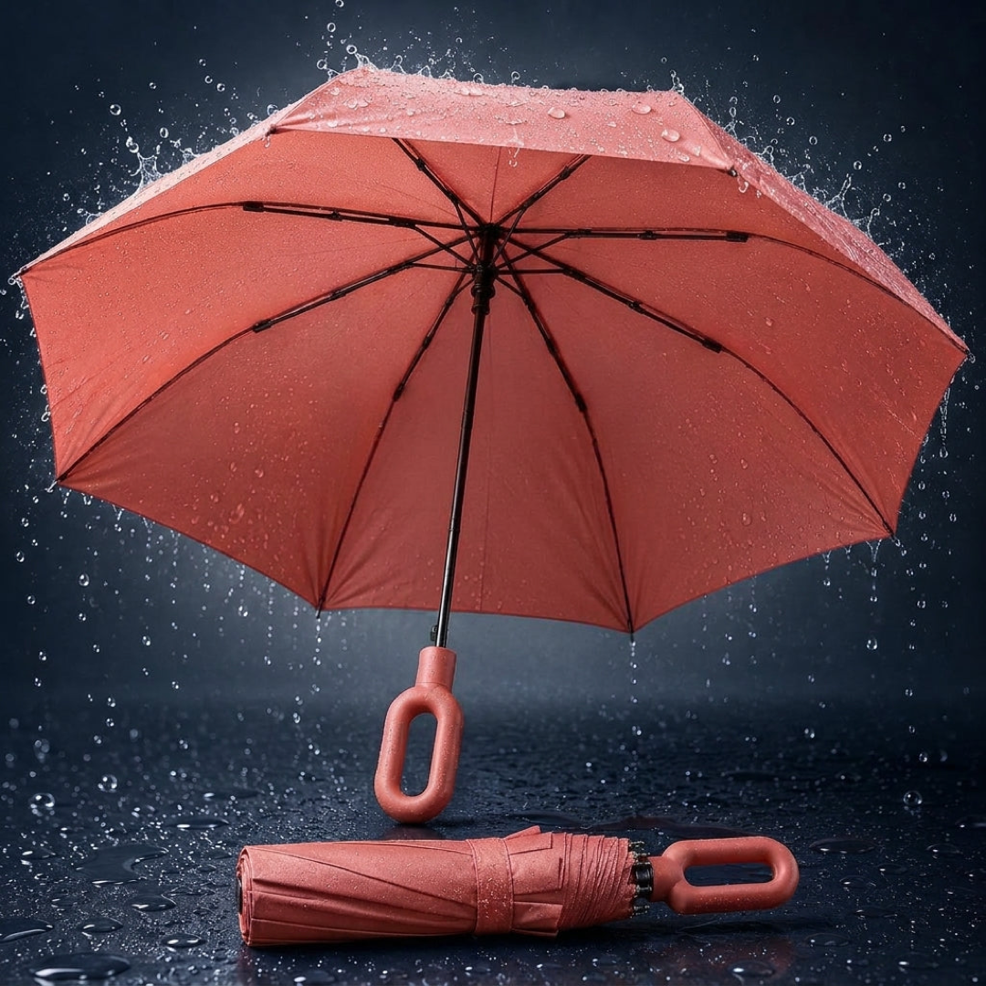 Automatischer windfester Regenschirm für alle Wetterlagen
