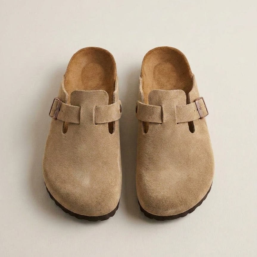 Cork Footbed Clogs for All-Day Support