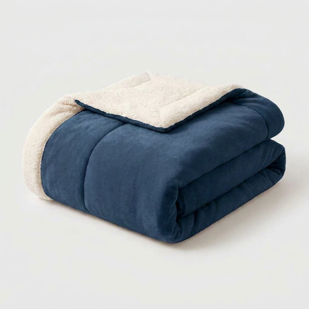 Pluche fleece deken voor blijvende warmte