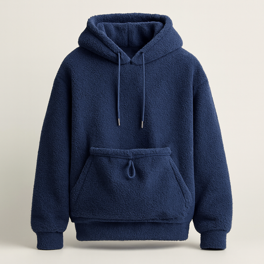 Hoodie met buidel om je huisdier handsfree te dragen
