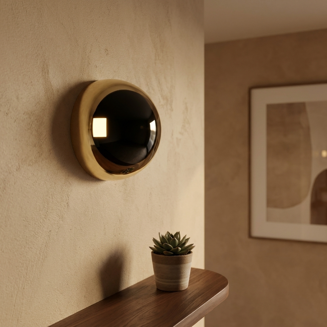 Eclipse-Wandlampe – warme künstlerische Atmosphäre