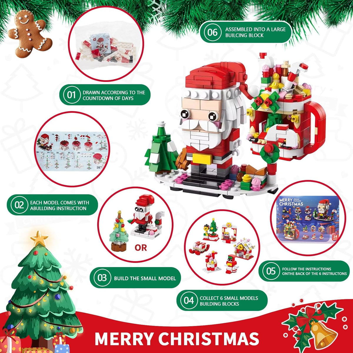 Advent Building Block Calendar For Festive Family Fun