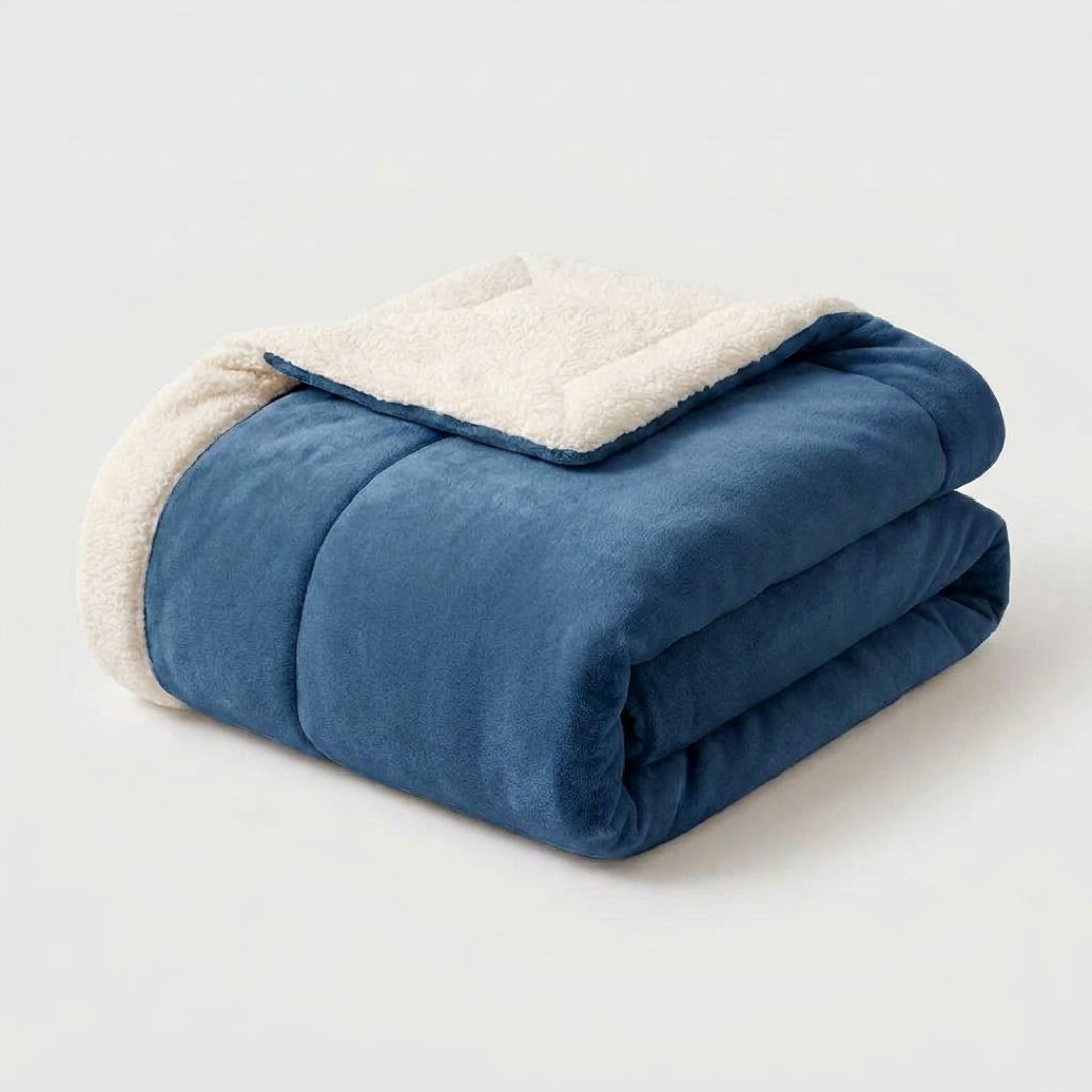 Pluche fleece deken voor blijvende warmte