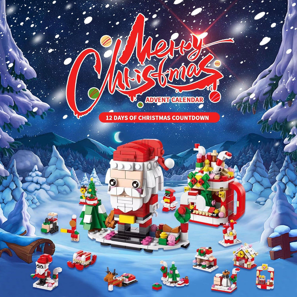 Advent Building Block Calendar For Festive Family Fun