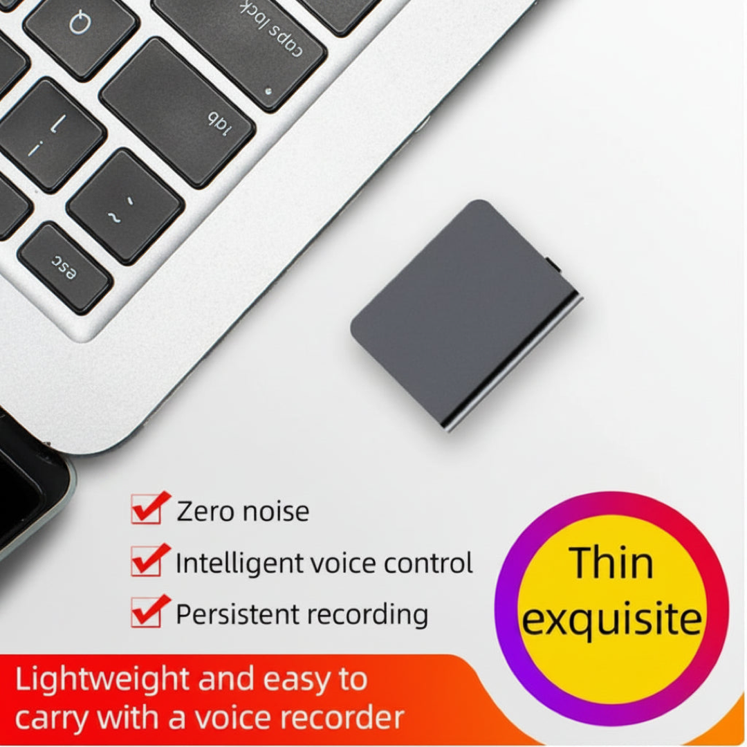 Mini Voice Recorder for Easy Meeting and Lecture Capture