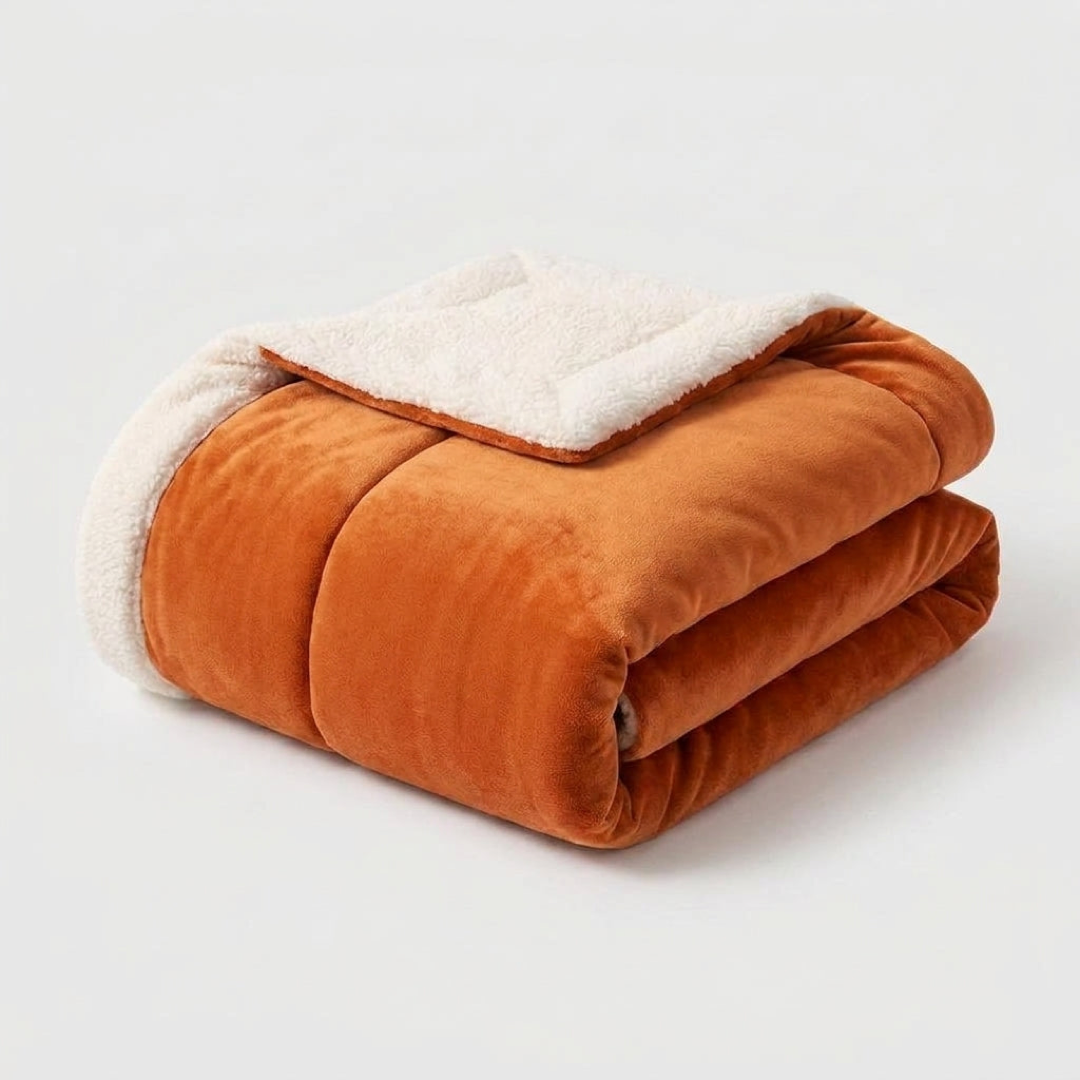 Pluche fleece deken voor blijvende warmte