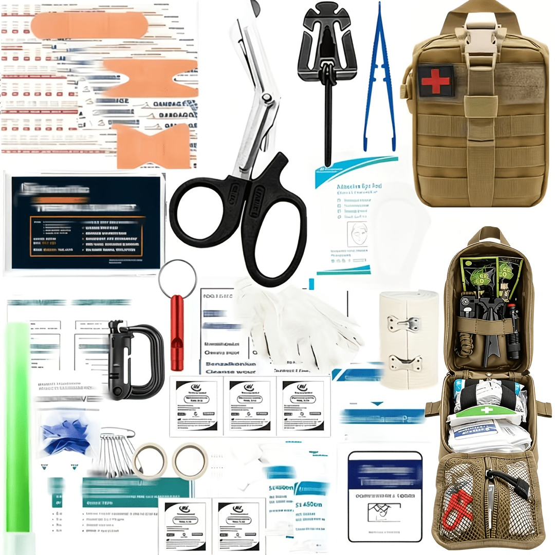 Botiquín de primeros auxilios MOLLE compacto para preparación al aire libre