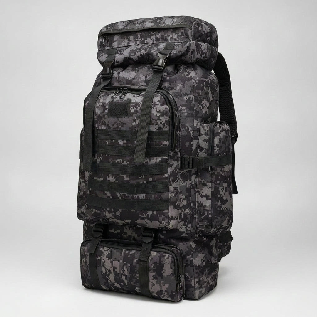 Mochila de senderismo de 40L para equipo seco y organizado