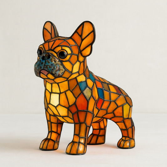 Lampe Animale en Mosaïque pour une Lueur Confortable