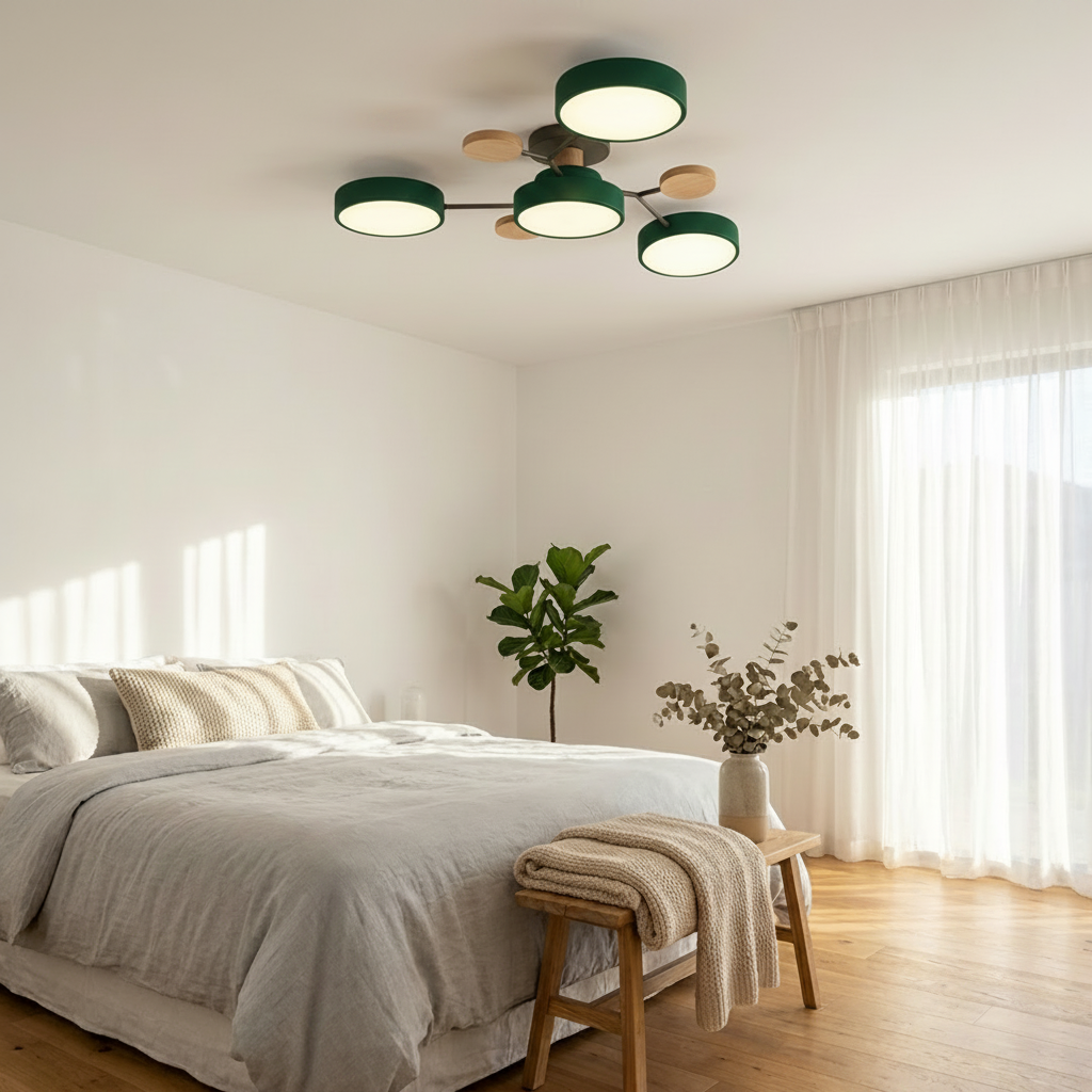 Luz de techo LED minimalista – brillo que ahorra espacio