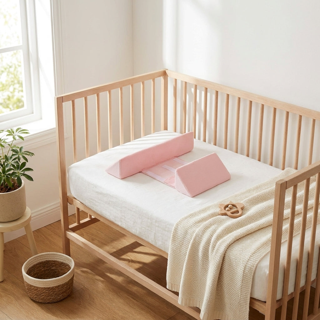 Almohada ajustable de soporte para bebés para comodidad suave