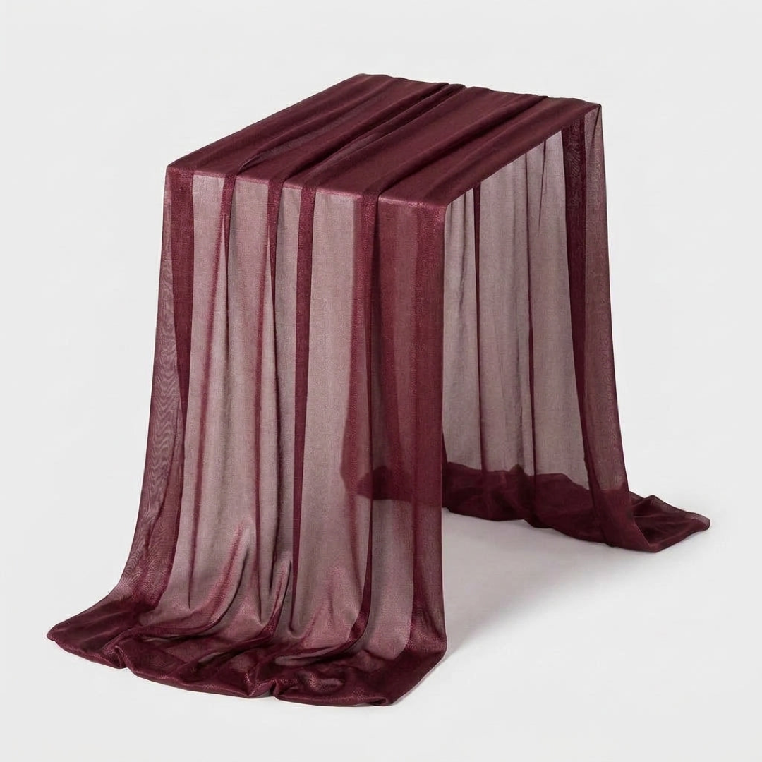 Traversă de masă transparentă, pentru decorarea fără efort a evenimentelor