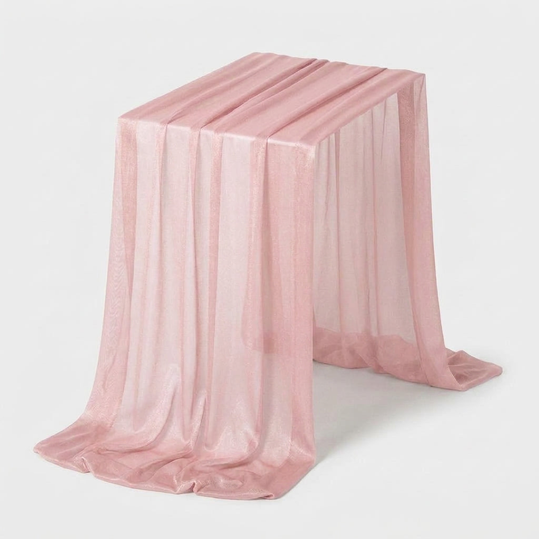 Traversă de masă transparentă, pentru decorarea fără efort a evenimentelor