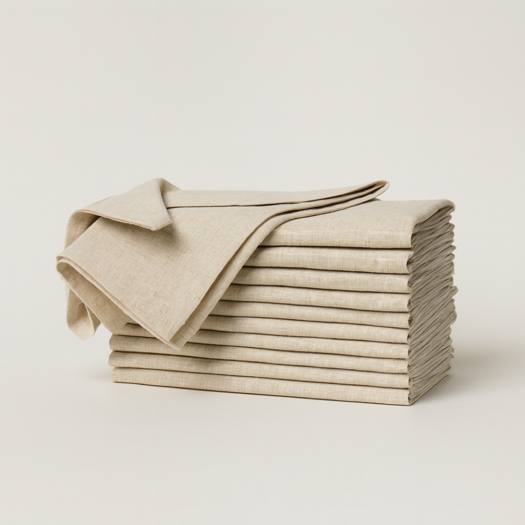 Serviettes de table en lin pour recevoir sans effort