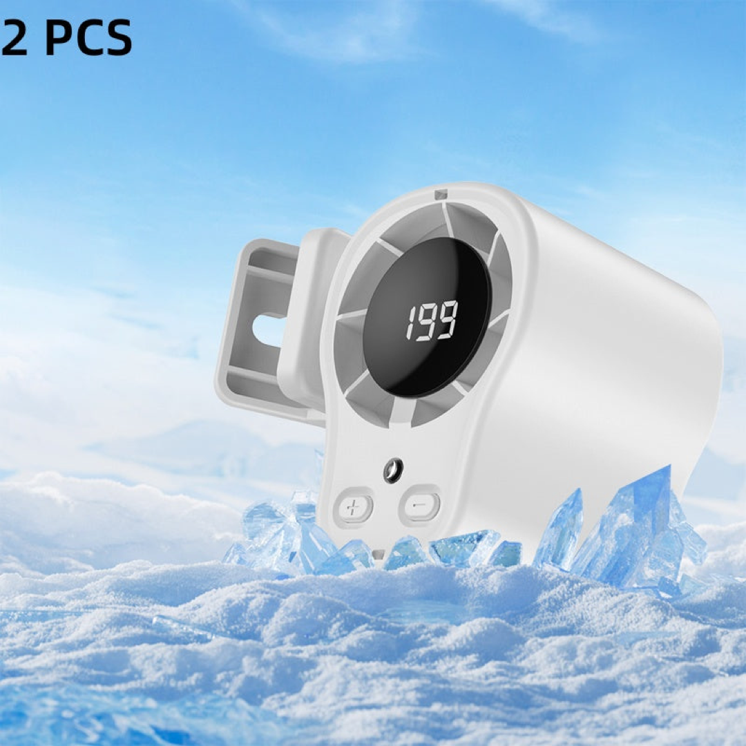 Ventilador personal LED para enfriamiento manos libres en viaje