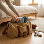 Gewassen Canvas Duffel voor Moeiteloos Inpakken