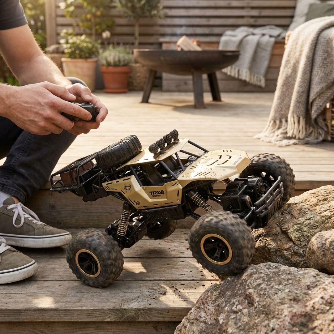 Camión monstruo RC todoterreno para juego resistente