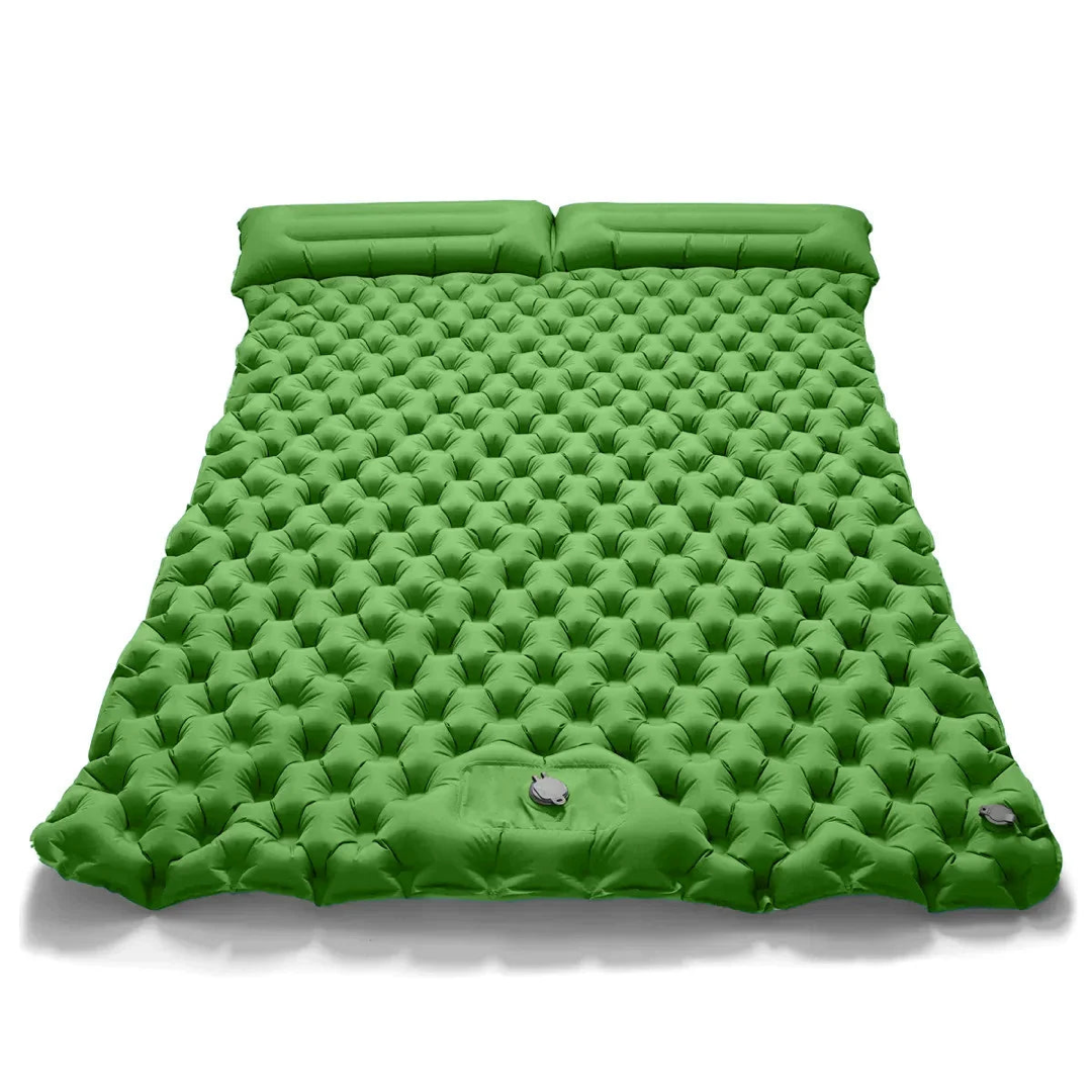 Zelfopblazend dubbel matras voor gemakkelijk rusten