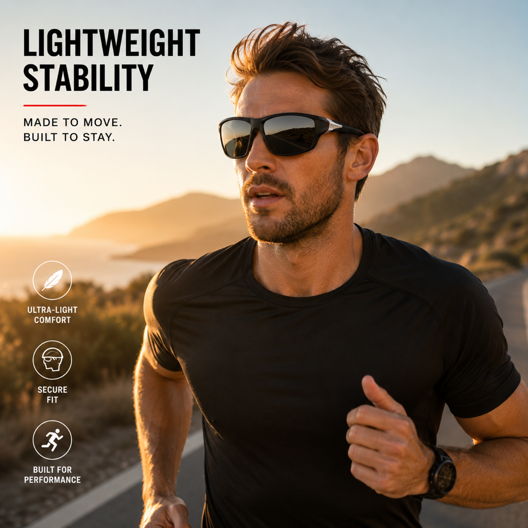Lunettes de sport polarisées pour une vision extérieure plus claire