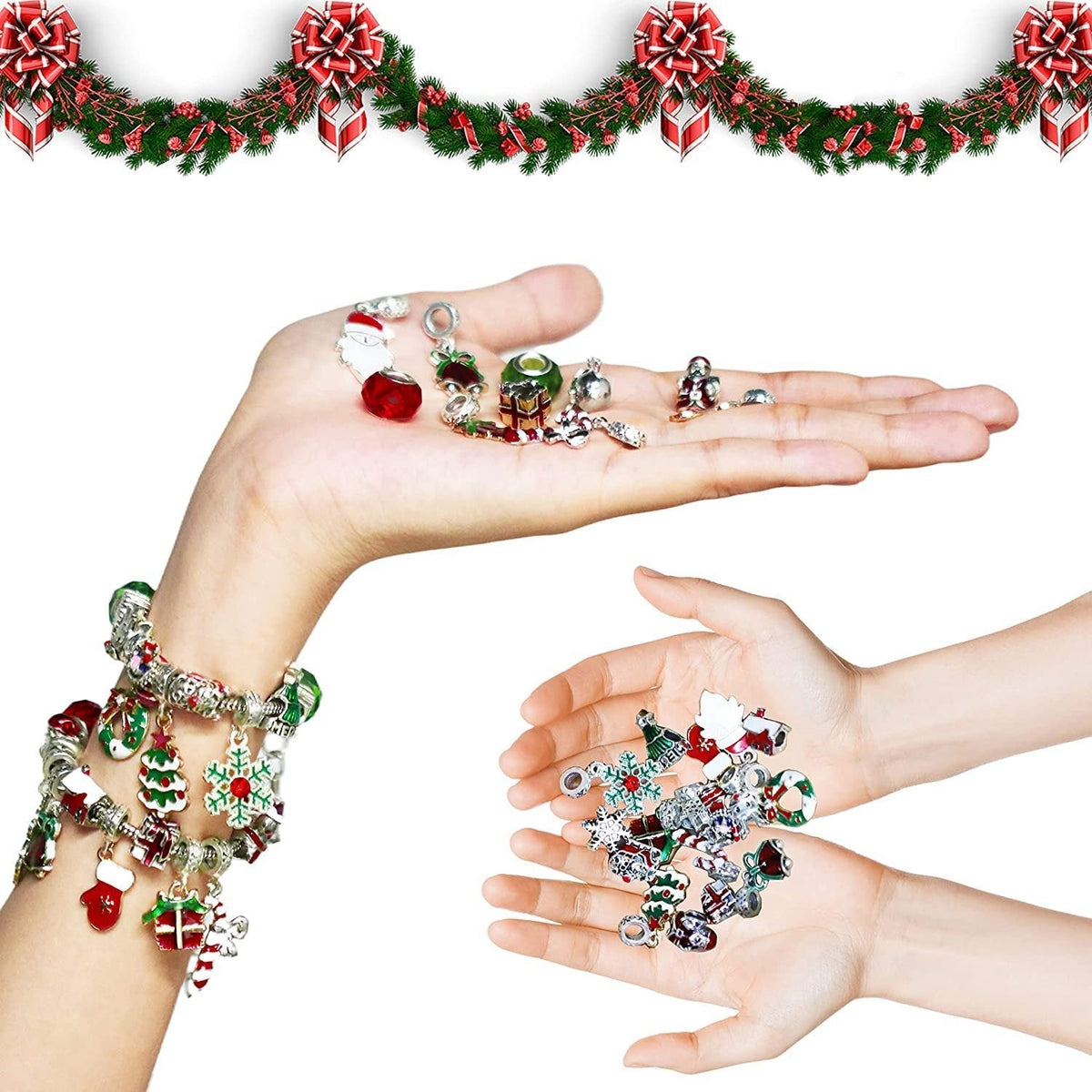 DIY Bracelet Advent Calendar For Festive Crafting