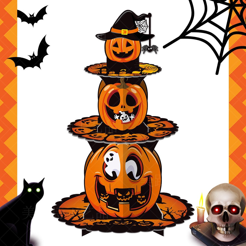 Stojan na halloweenské cupcakes pro slavnostní pohoštění