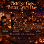 Set de calendar de Advent cu casă bântuită pentru distracție de Halloween