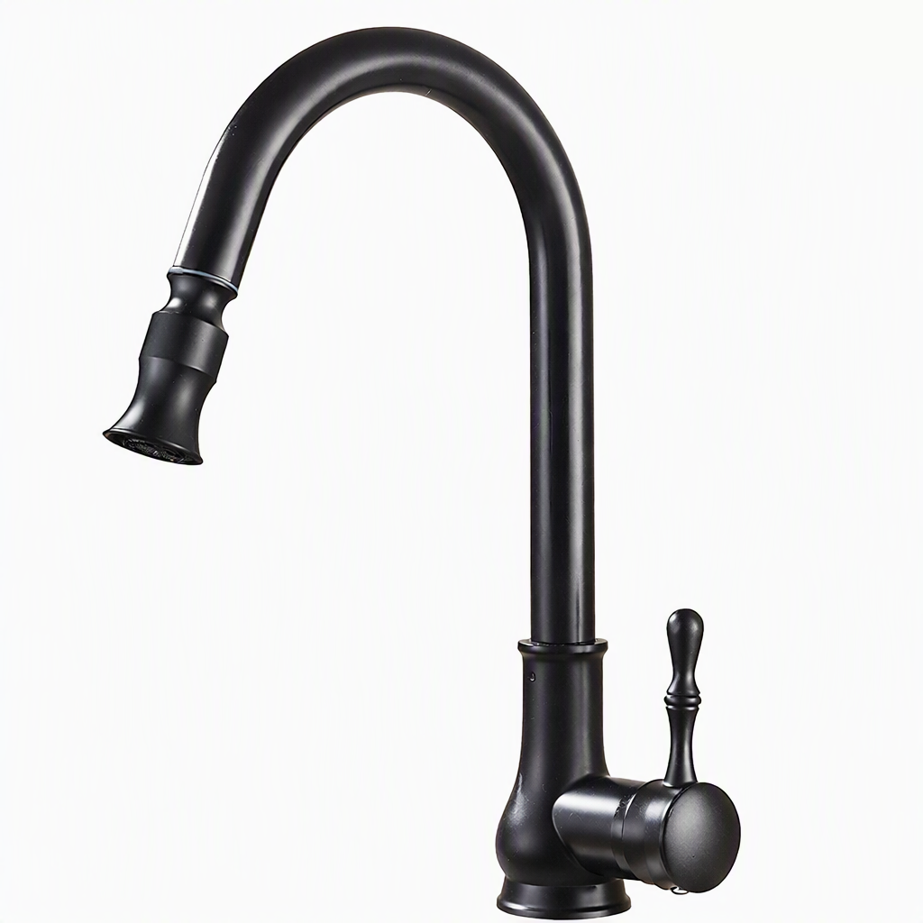 Antique Bronze Kitchen Faucet for Easier Rinsing