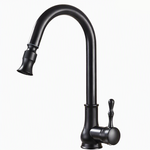 Antique Bronze Kitchen Faucet for Easier Rinsing