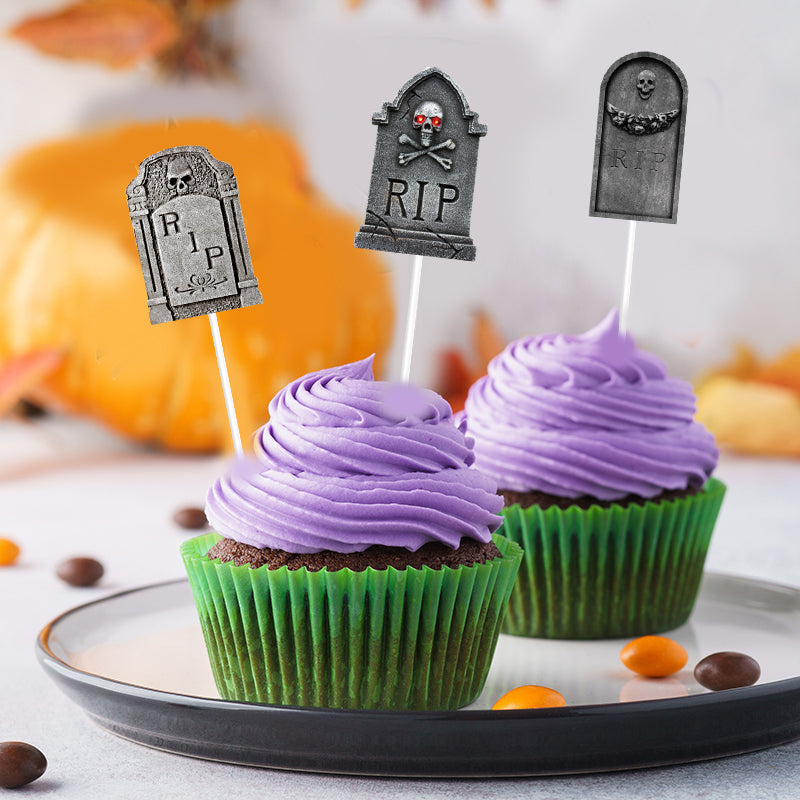 Halloween-Cupcake-Dekorationen für gruselige Party-Leckereien