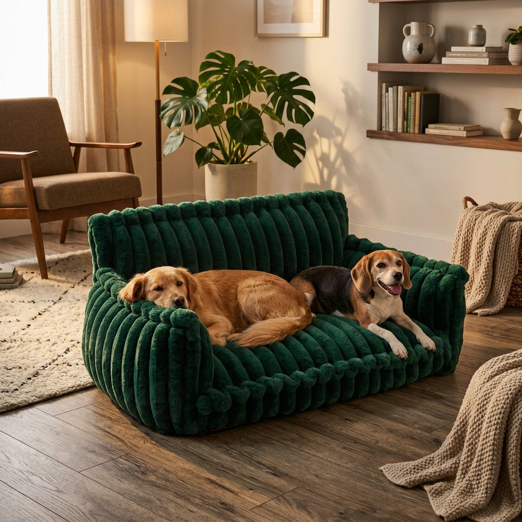 Cozy Dog Sofa Bed with Washable Cover