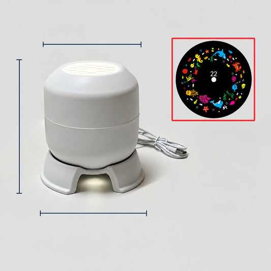 OCEANLUME – Veilleuse projecteur LED d’océan rotative à 360°