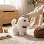 Lopende Pluche Puppy voor Schermvrije Spelletjes