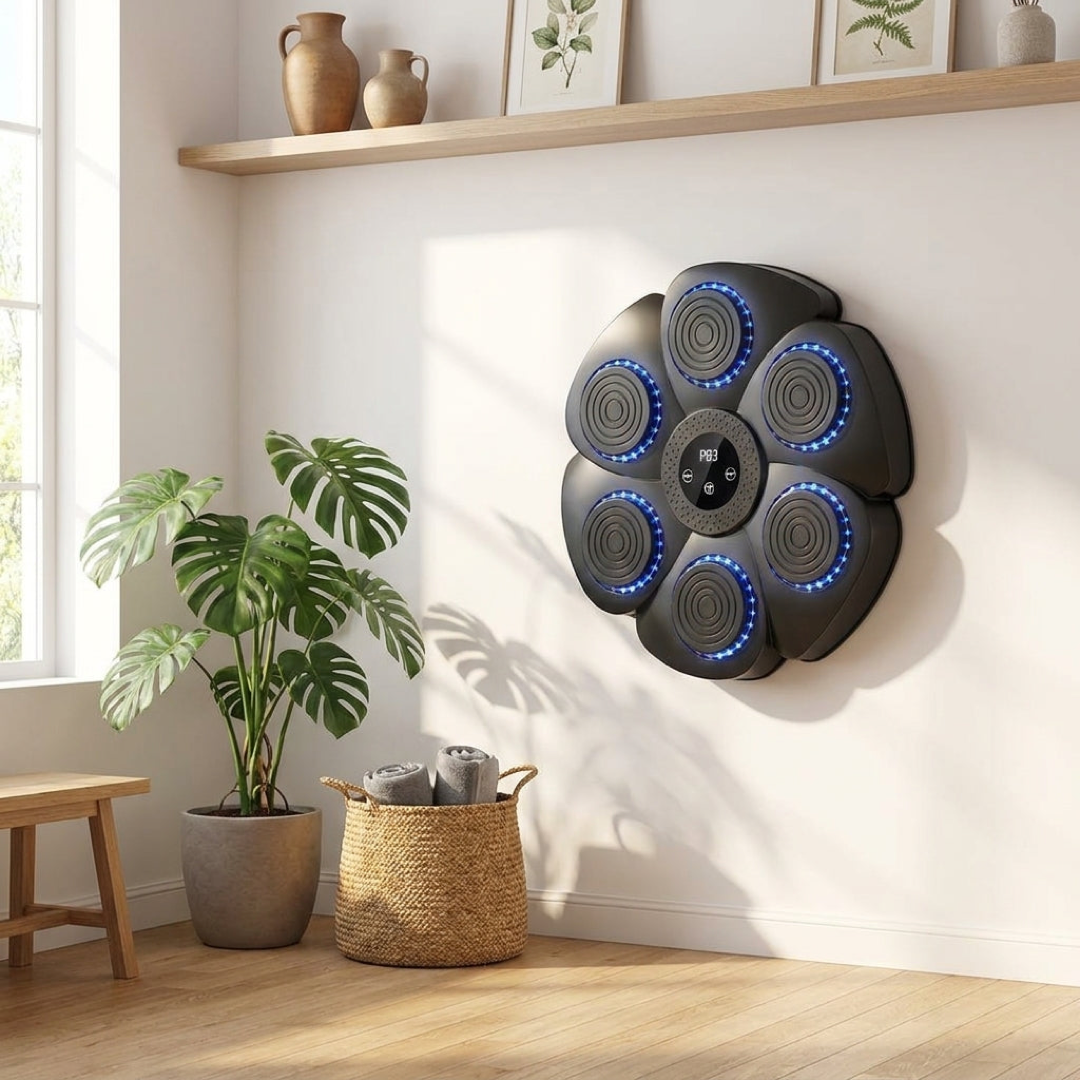 Wall-Mounted Boxing Trainer for Energetic Daily Exercise