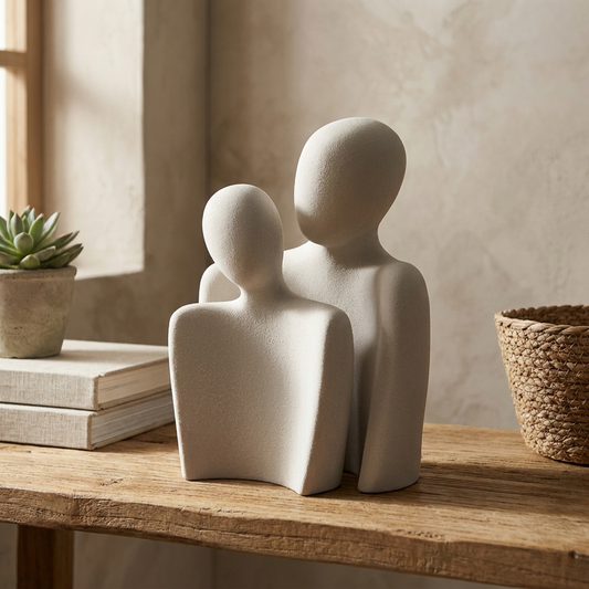 Enduring Bond Sculptures – Artful Warmth