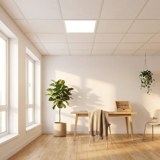 Slim LED Ceiling Panel for Even Lighting
