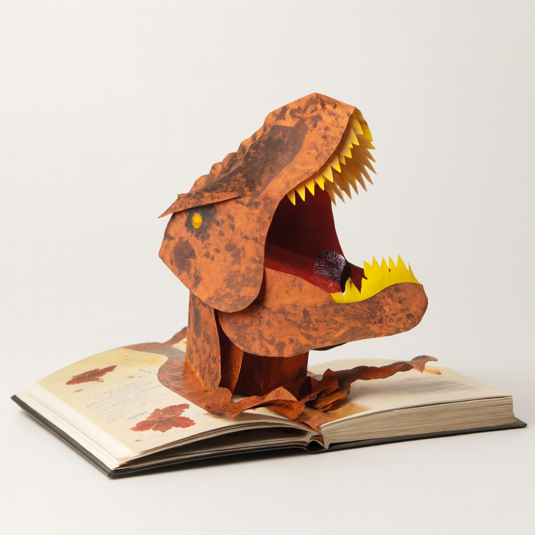 Libro de aventuras de dinosaurios para aprendizaje práctico