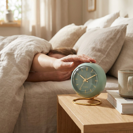 Horloge de chevet silencieuse avec rétroéclairage nocturne