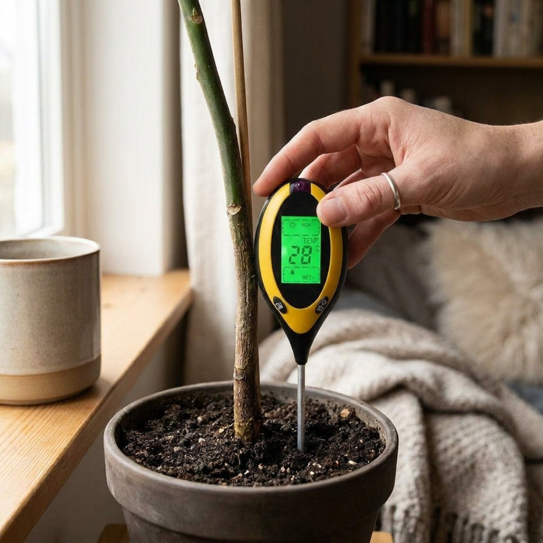 Tester del terreno 4-in-1 per piante più sane