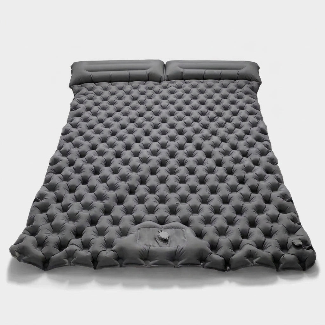 Zelfopblazend dubbel matras voor gemakkelijk rusten