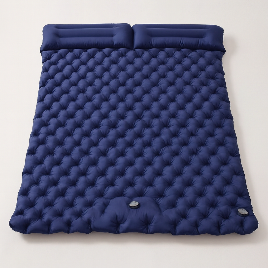Zelfopblazend dubbel matras voor gemakkelijk rusten