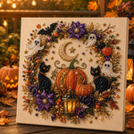 Set de artă cu mărgele, cu tematică de Halloween, pentru decorațiuni festive