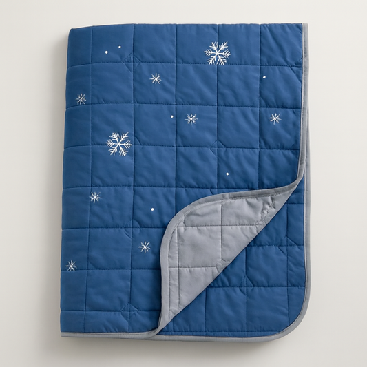 Couverture réversible double face pour un sommeil réparateur