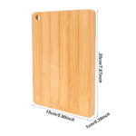 Planche de préparation en bois double face pour une cuisine plus sûre