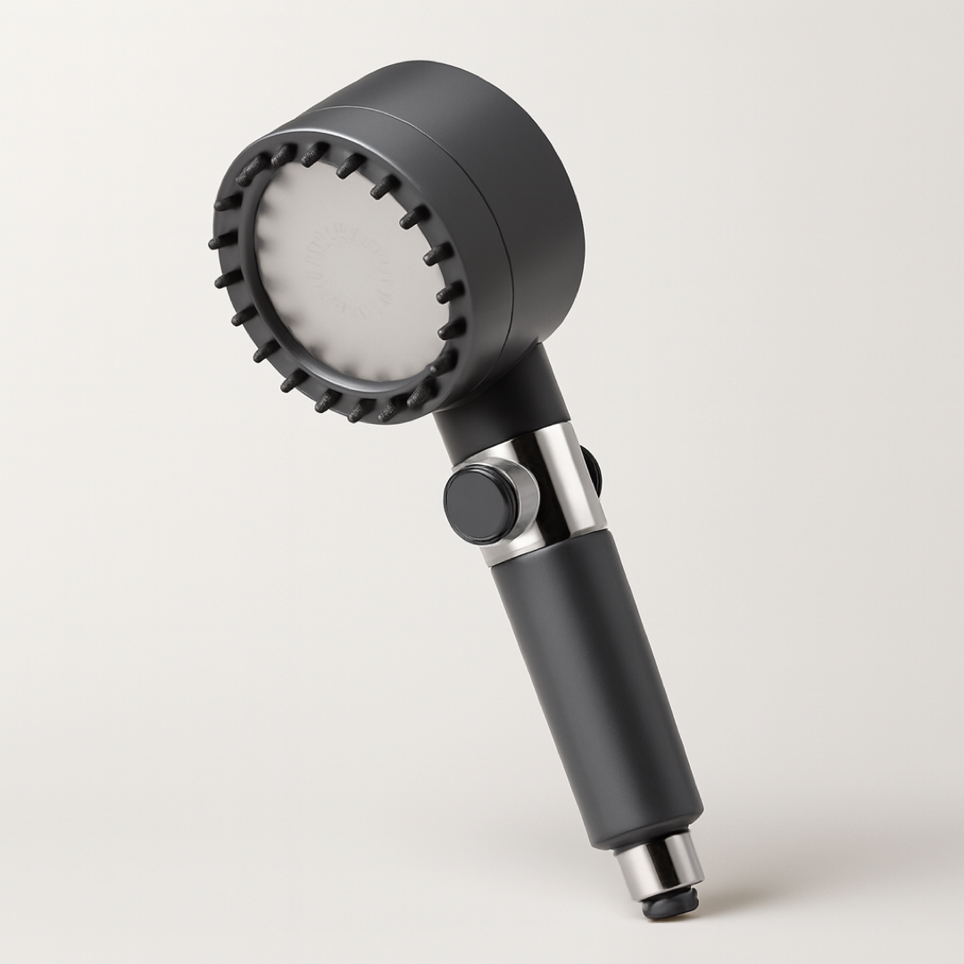 Pommeau de douche filtré pour un rinçage plus fort et plus propre